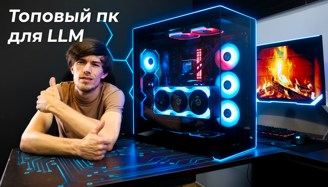 Сборка рабочей станции i7-14700KF + RTX 5090 — ПК для LLM, рендера и тяжёлых задач